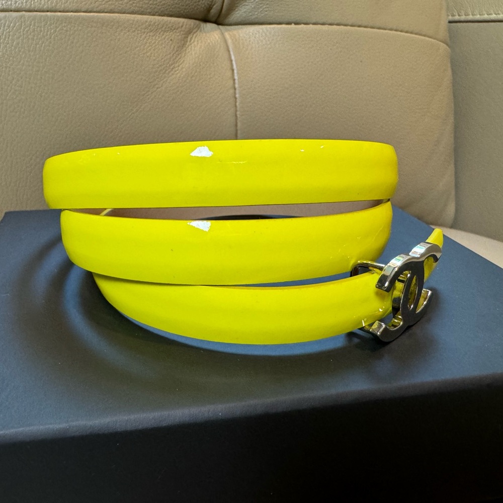 Authentic CHANEL CC Slim belt - Picture 6 of 10